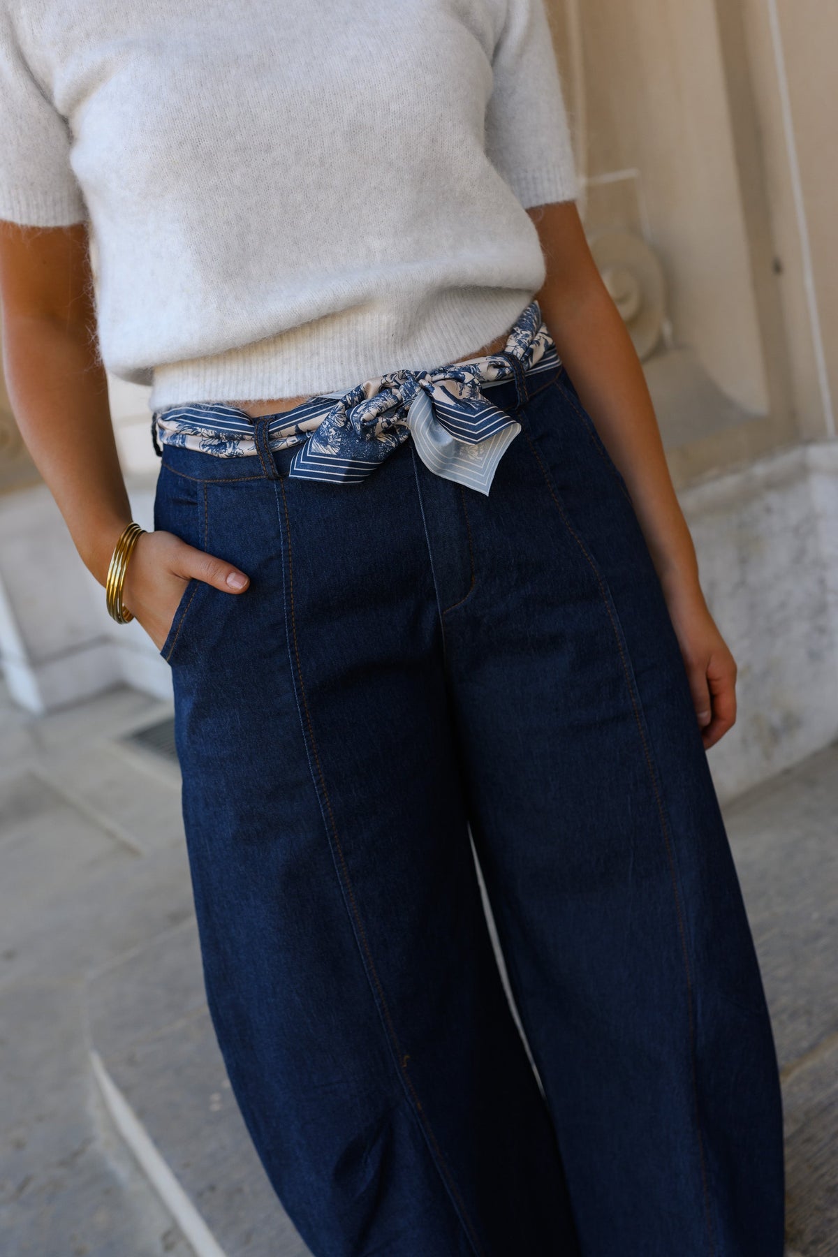 Jeans Césarine - bleu