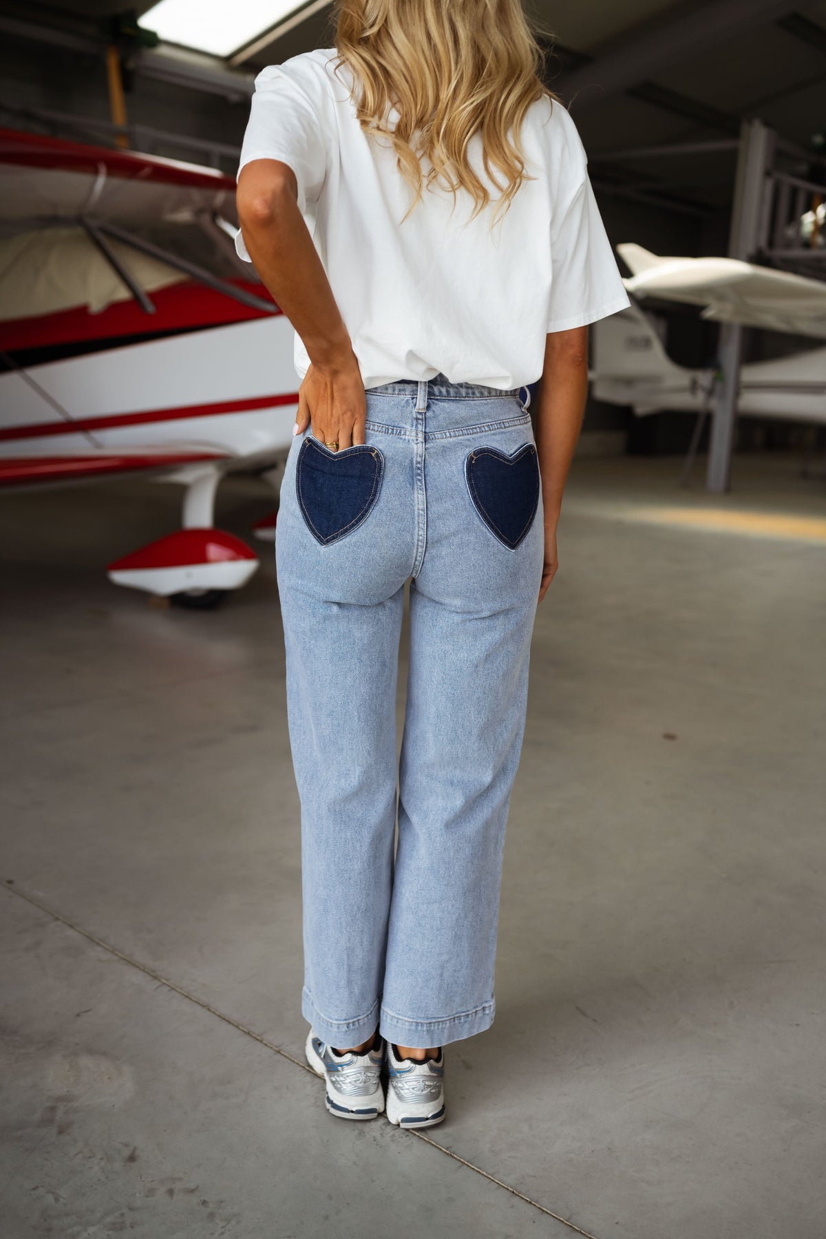 Jeans Roseli - bleu