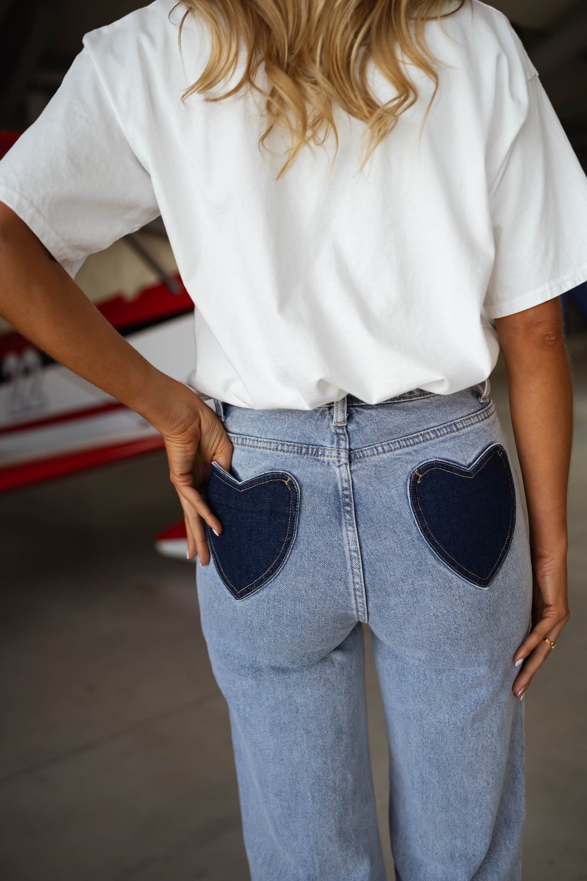 Jeans Roseli - bleu