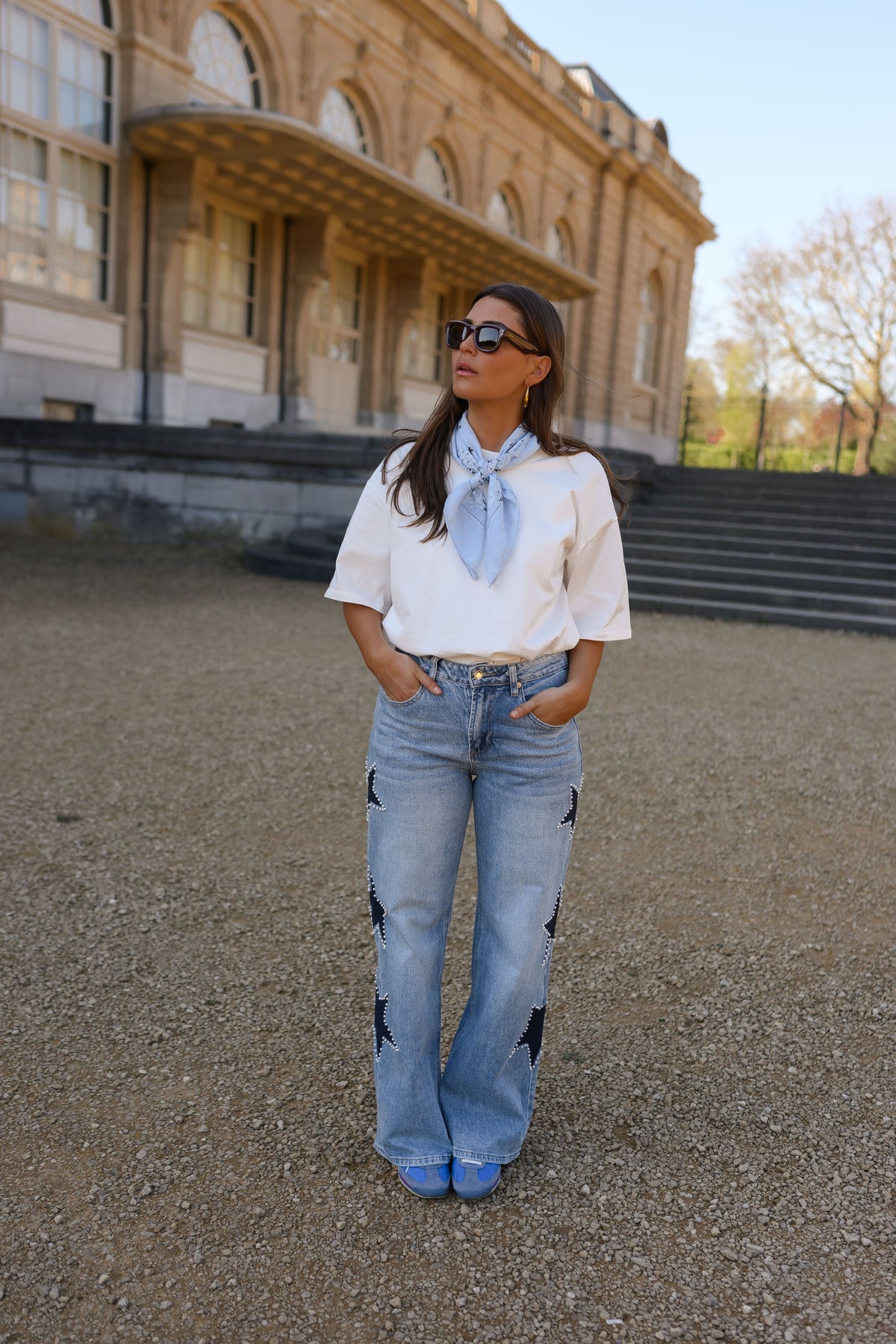 Jeans Stars - bleu