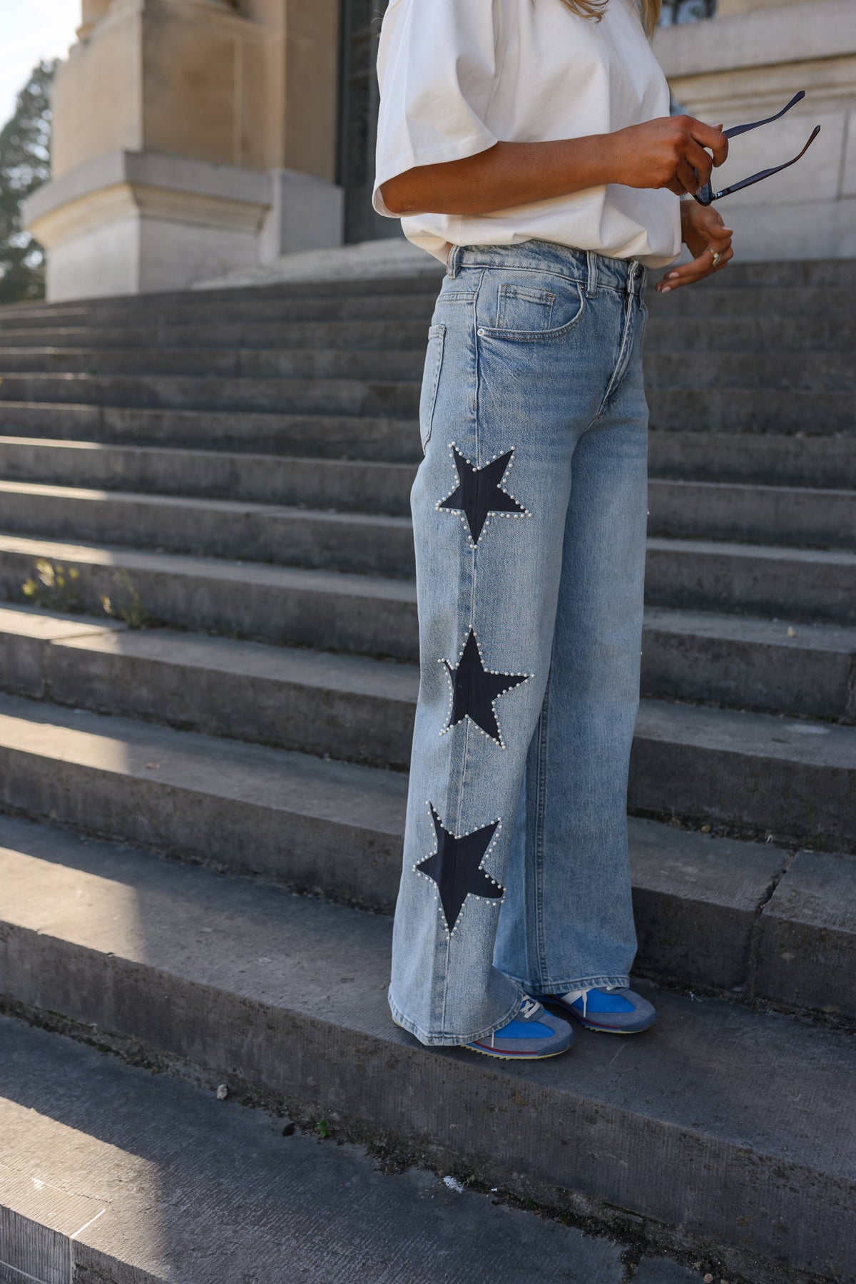 Jeans Stars - bleu