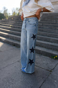Jeans Stars - bleu