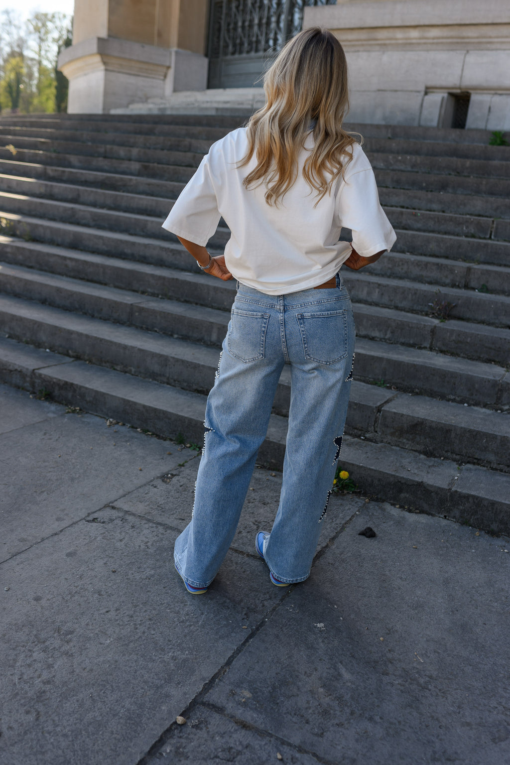 Jeans Stars - bleu