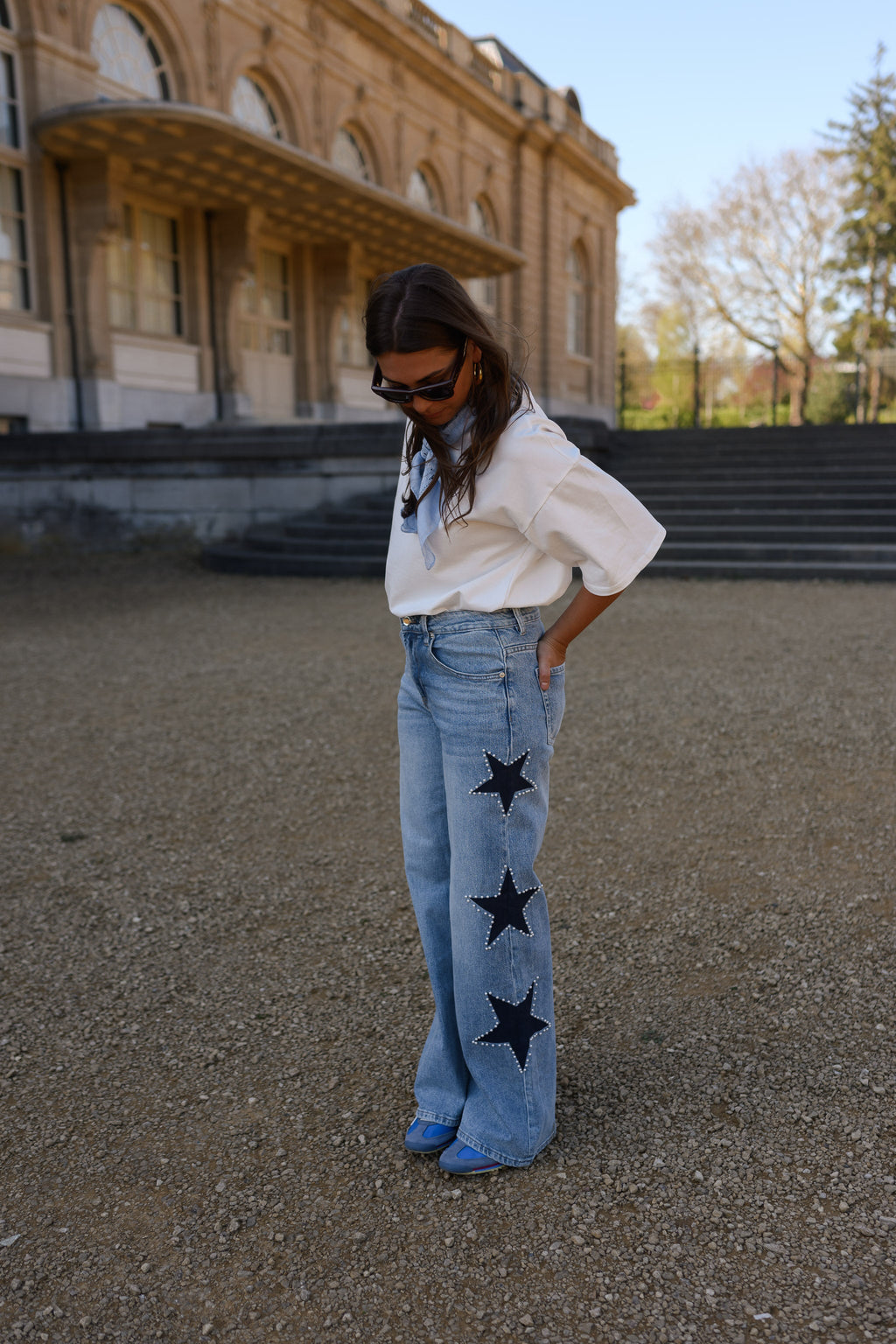 Jeans Stars - bleu