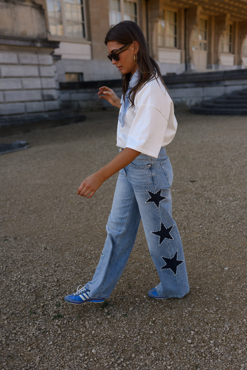 Jeans Stars - bleu