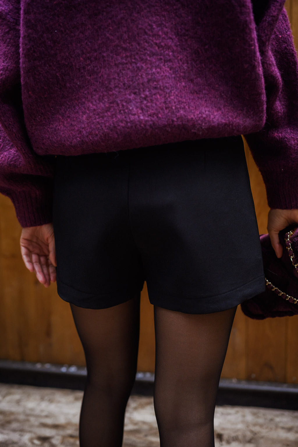 Jupe-short Alonsa - noire