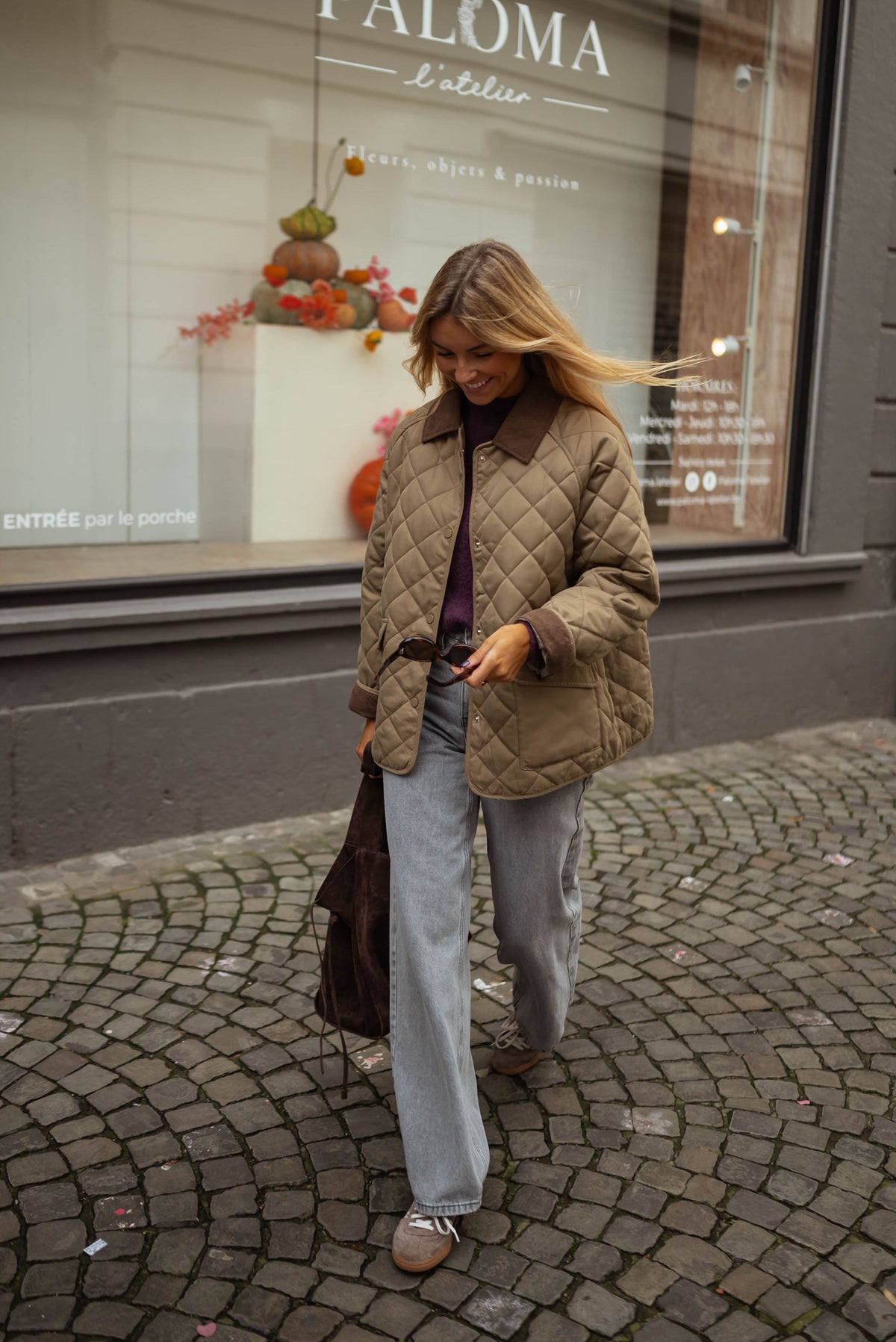 Manteau Paulina - kaki