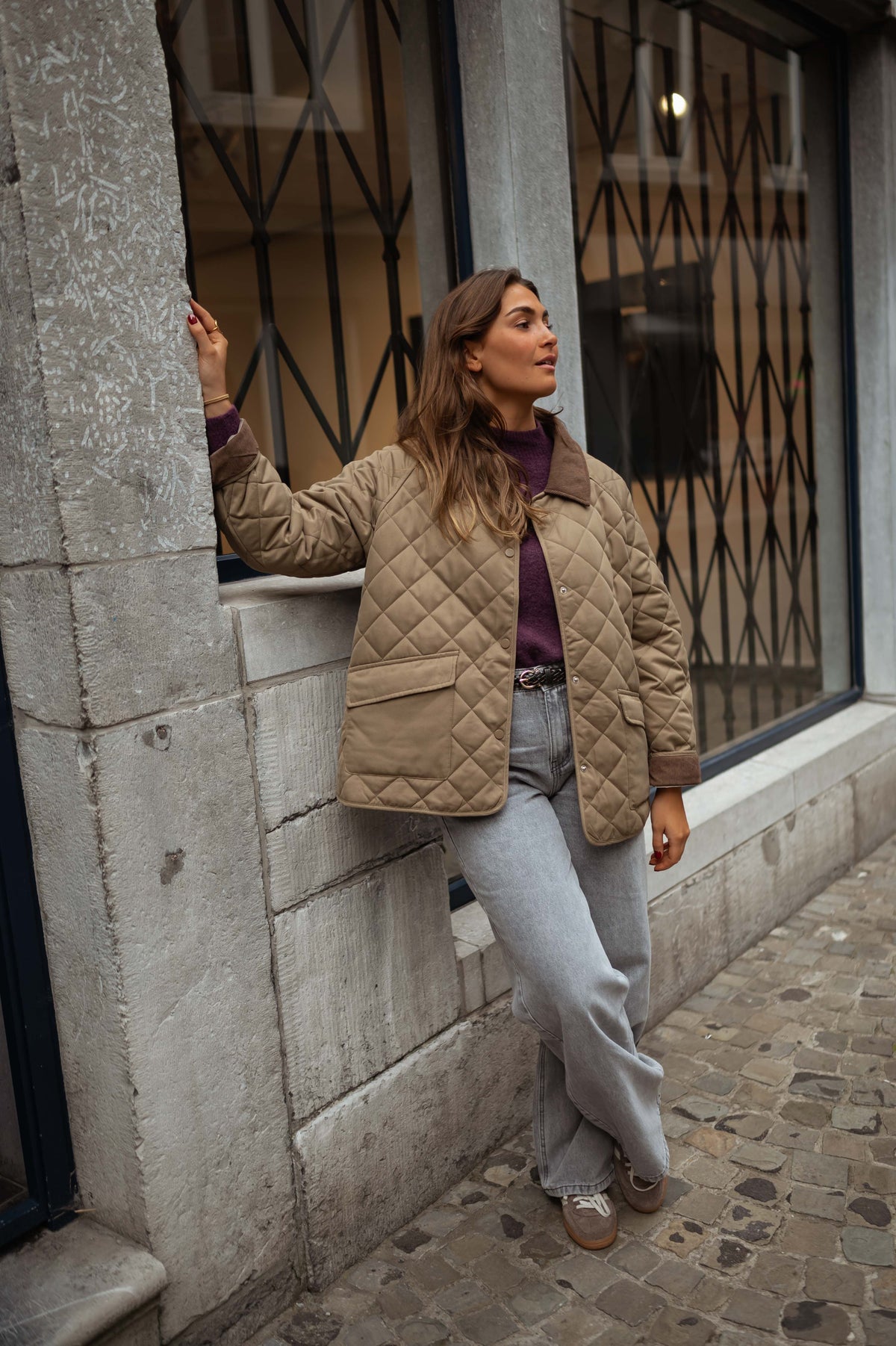Manteau Paulina - kaki