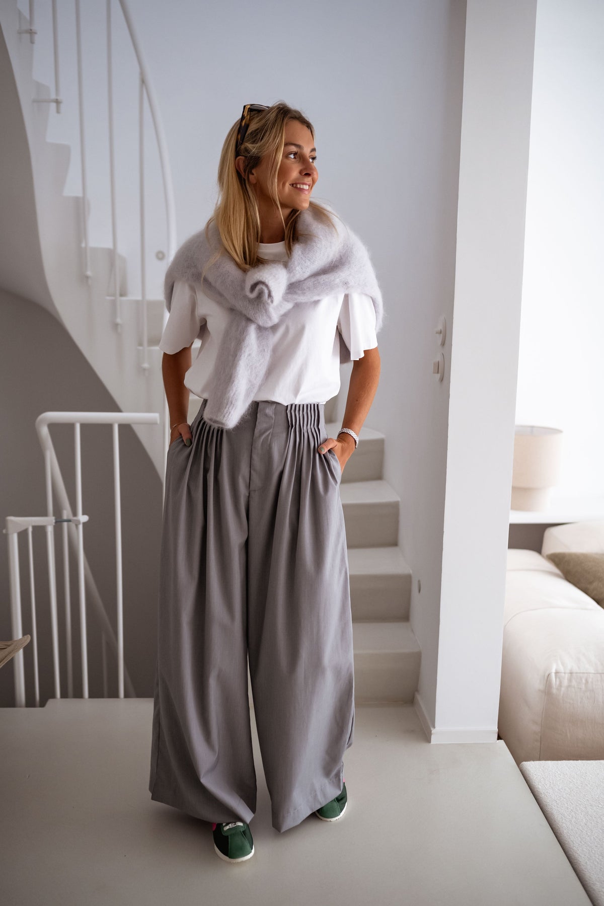Pantalon Deon - gris