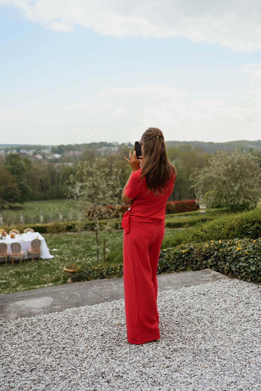 Pantalon Eddy - rouge