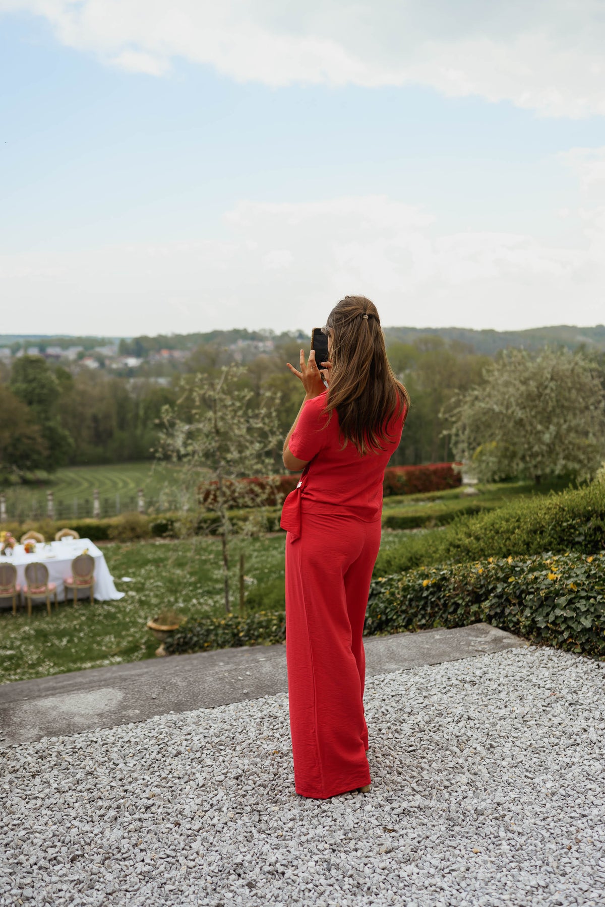Pantalon Eddy - rouge
