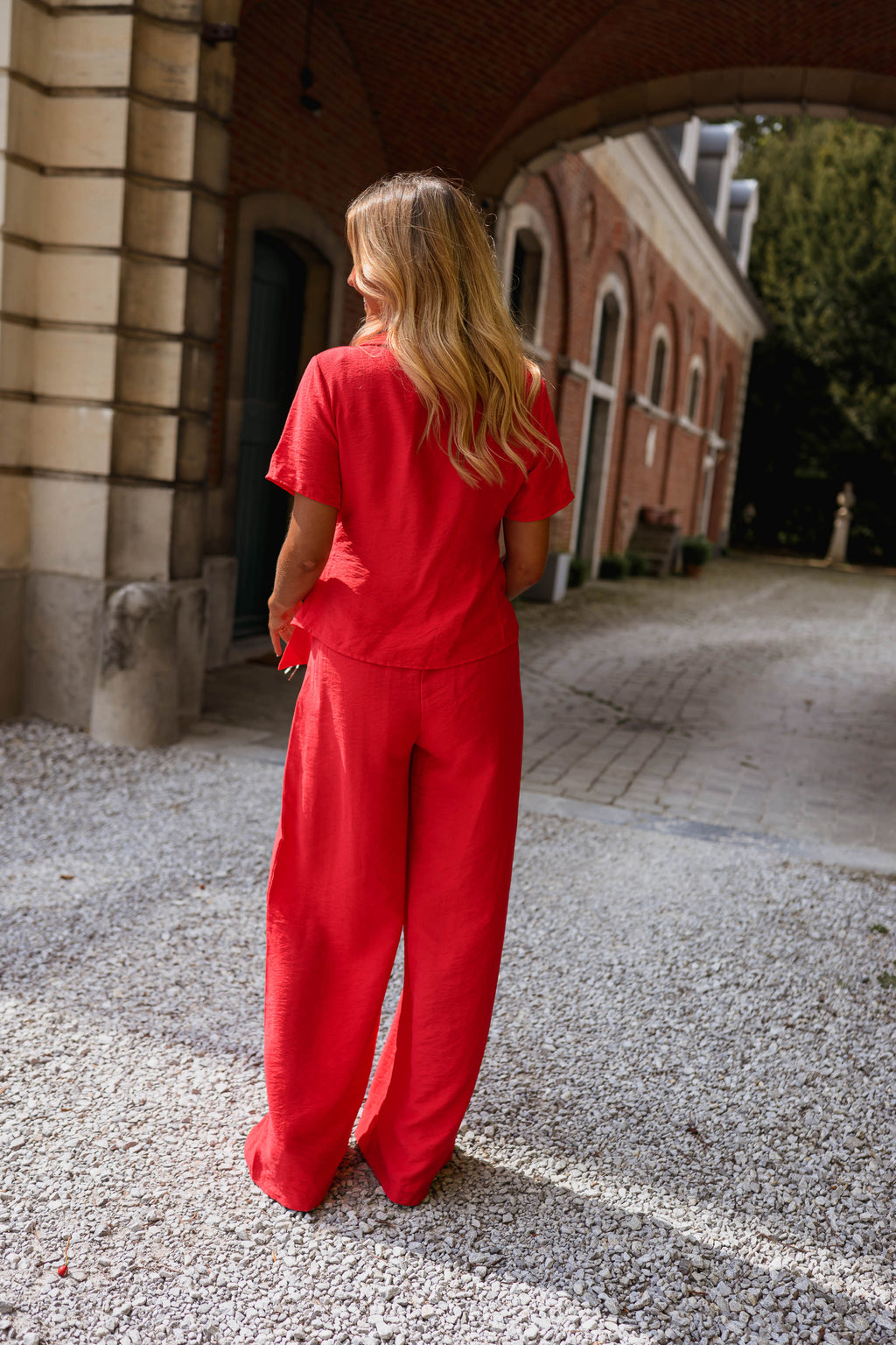 Pantalon Eddy - rouge