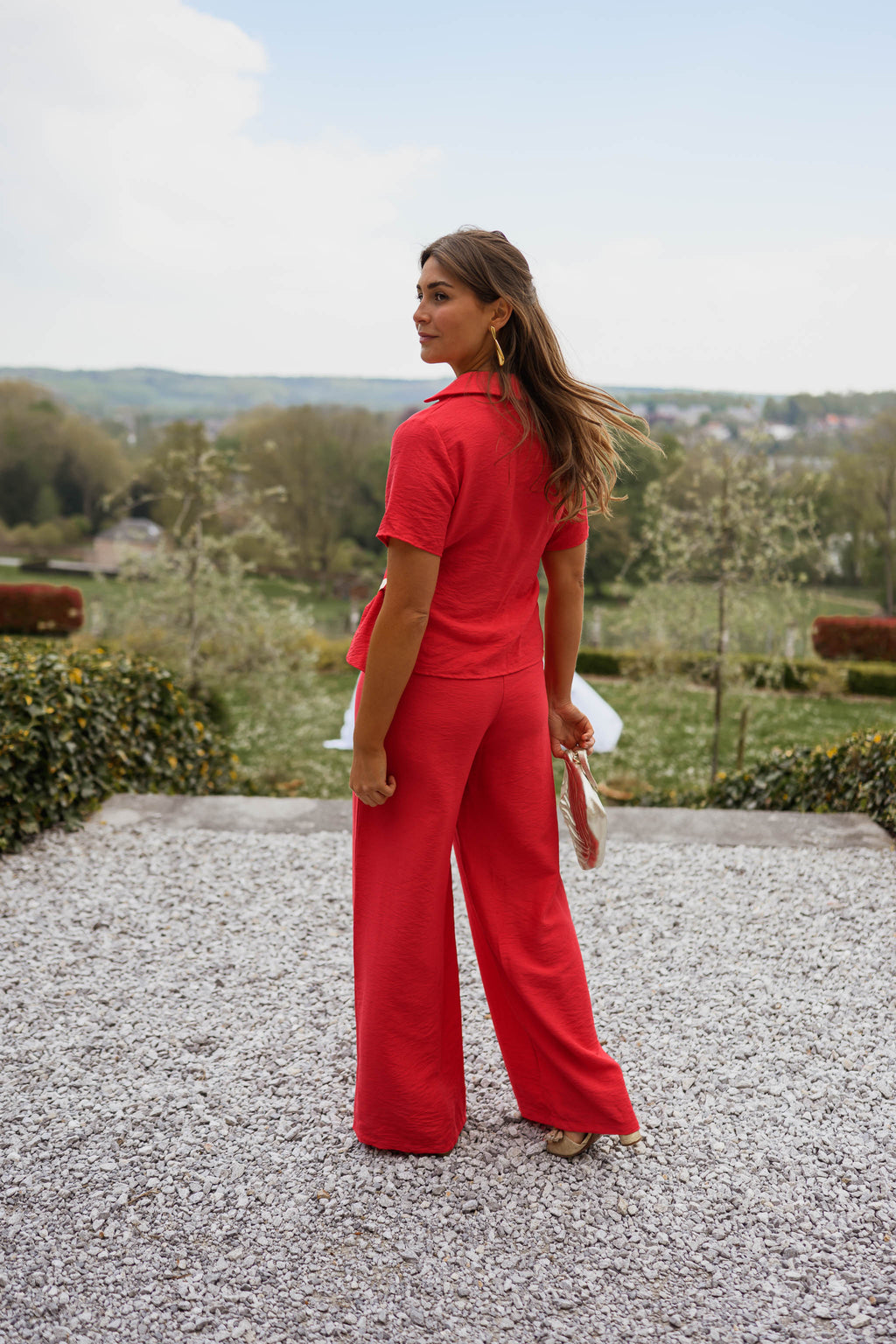 Pantalon Eddy - rouge