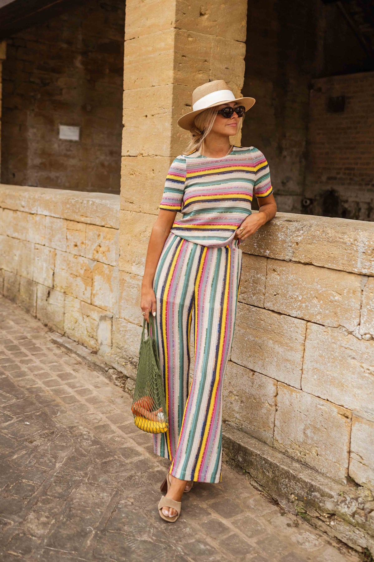 Pantalon Gauthier - à lignes en crochet