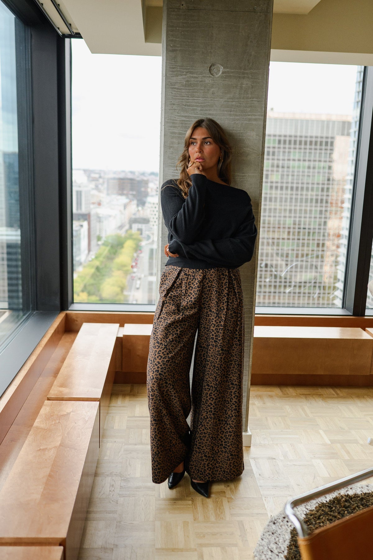 Pantalon Jenny - léopard