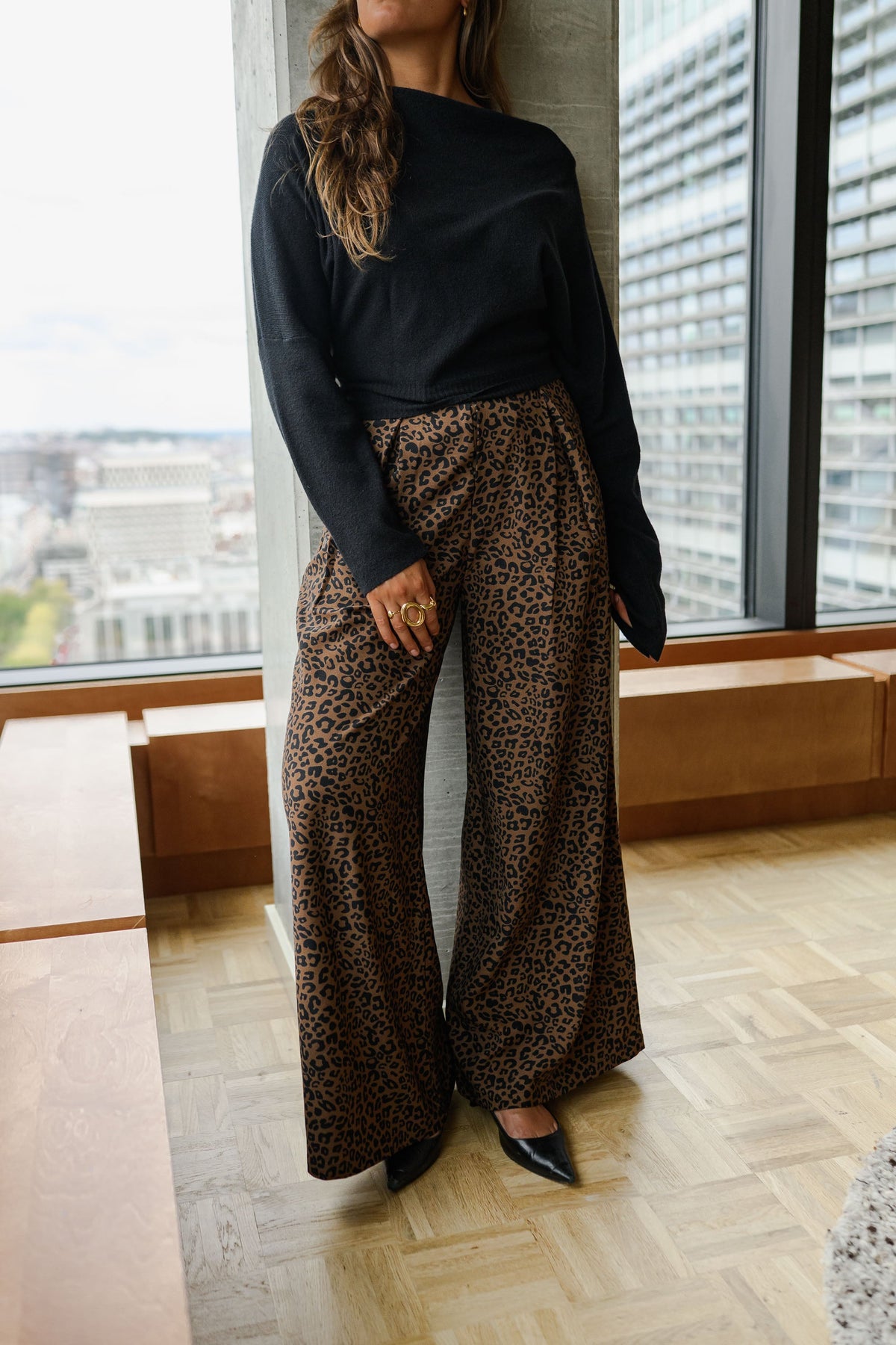 Pantalon Jenny - léopard