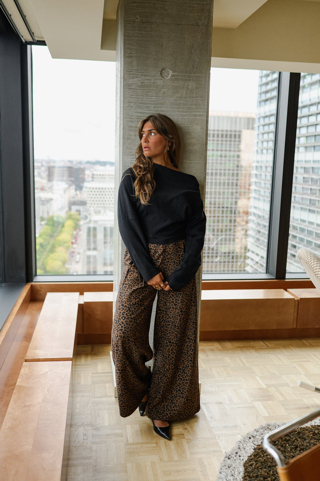 Pantalon Jenny - léopard