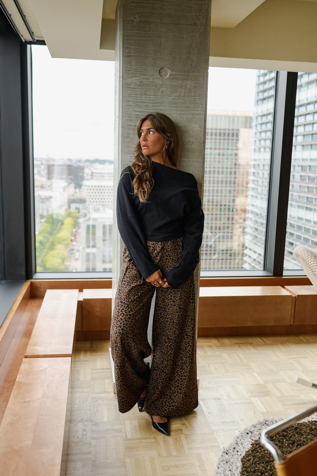 Pantalon Jenny - léopard