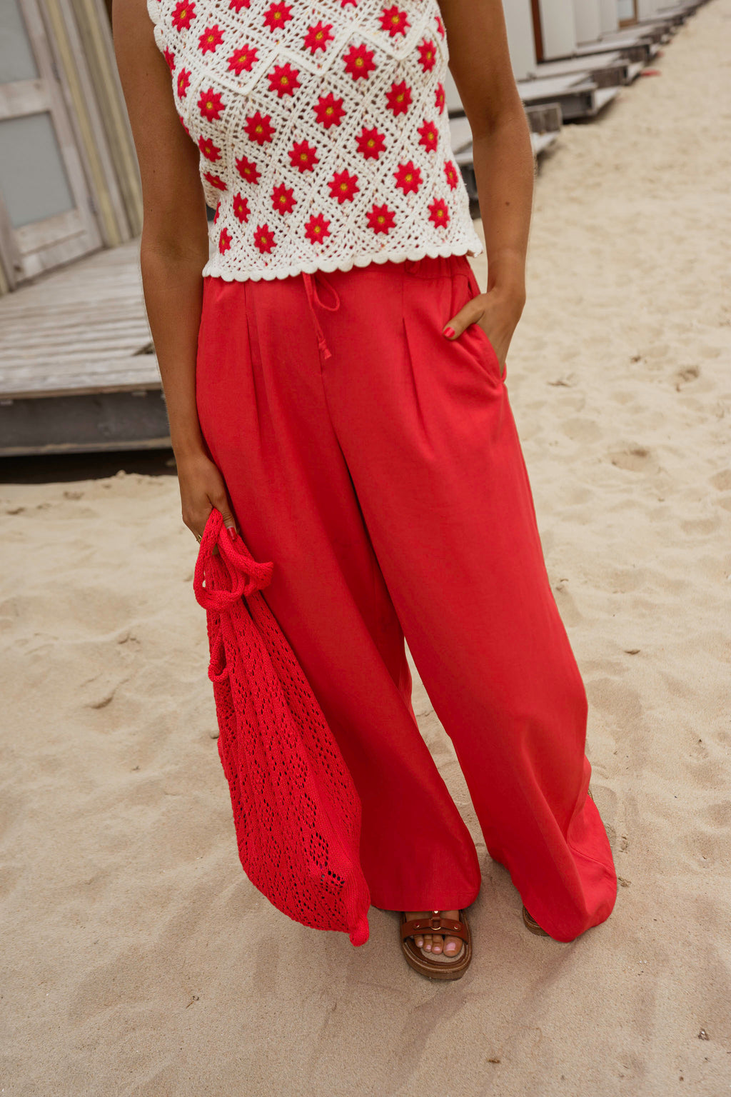 Pantalon Levi - rouge