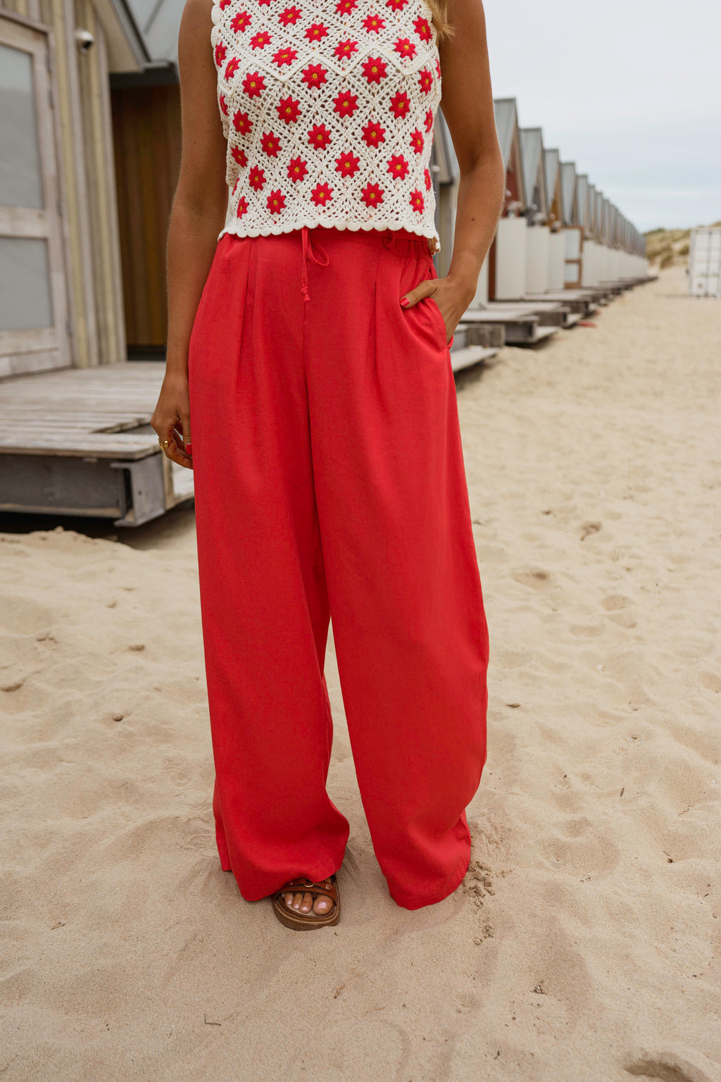 Pantalon Levi - rouge