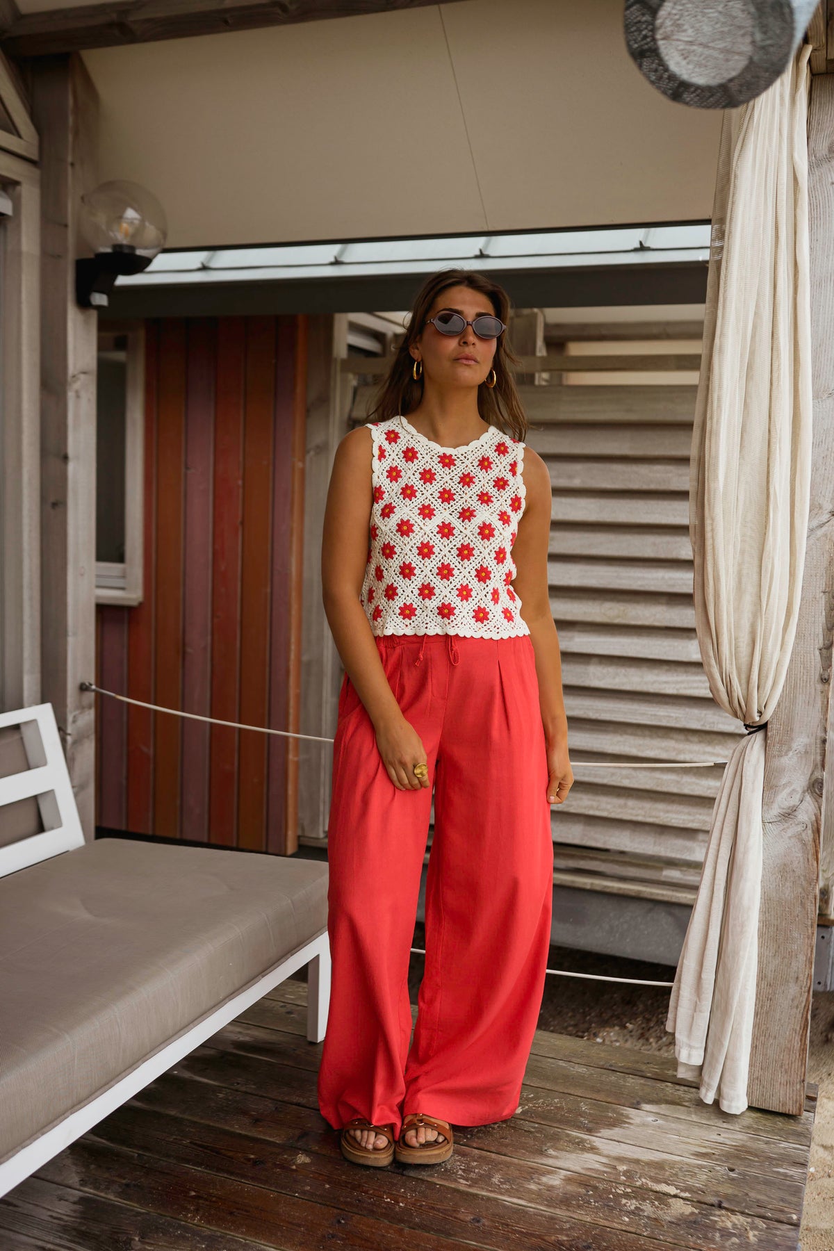 Pantalon Levi - rouge