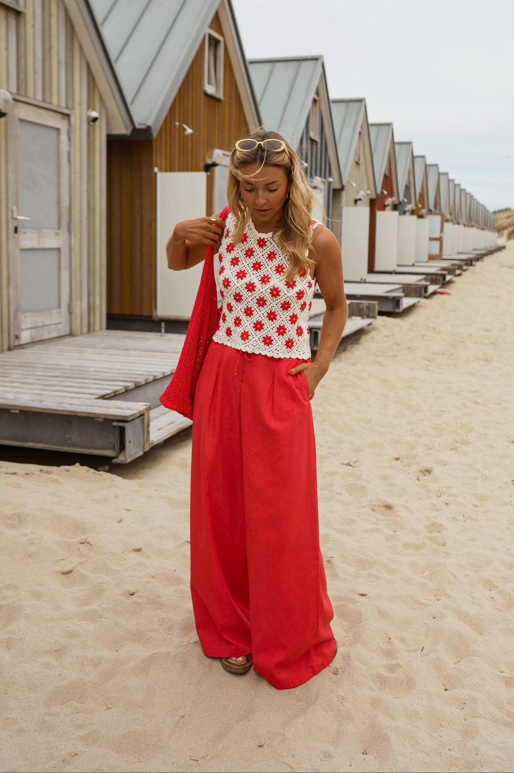 Pantalon Levi - rouge