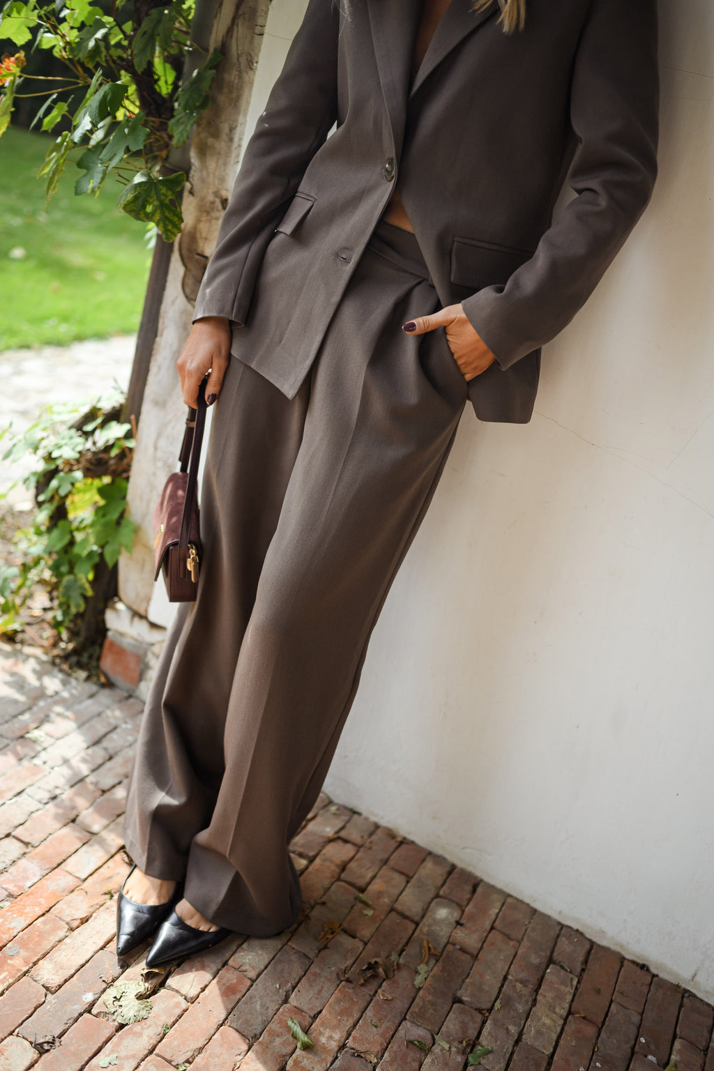 Pantalon Matthew - taupe