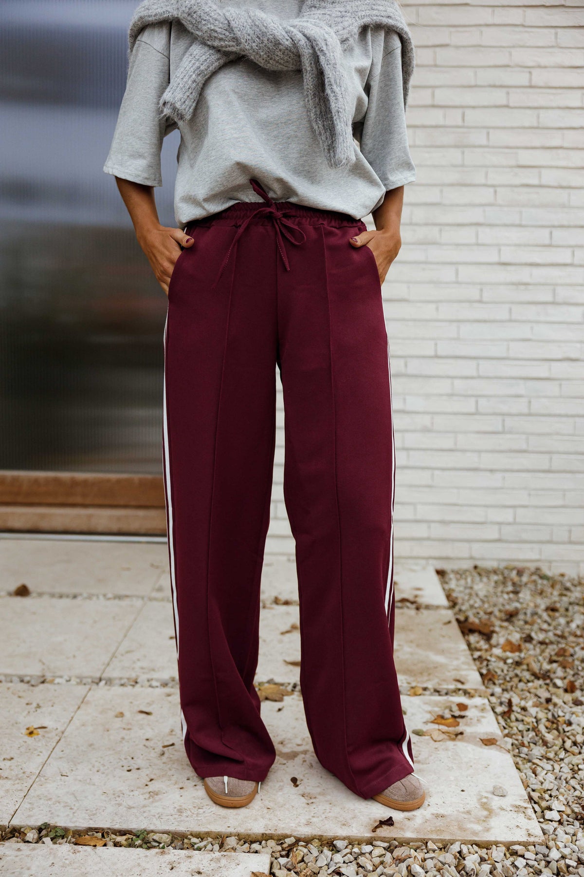 Pantalon Waty - bordeaux