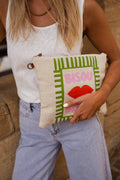 Pochette Bisou Bisou - beige