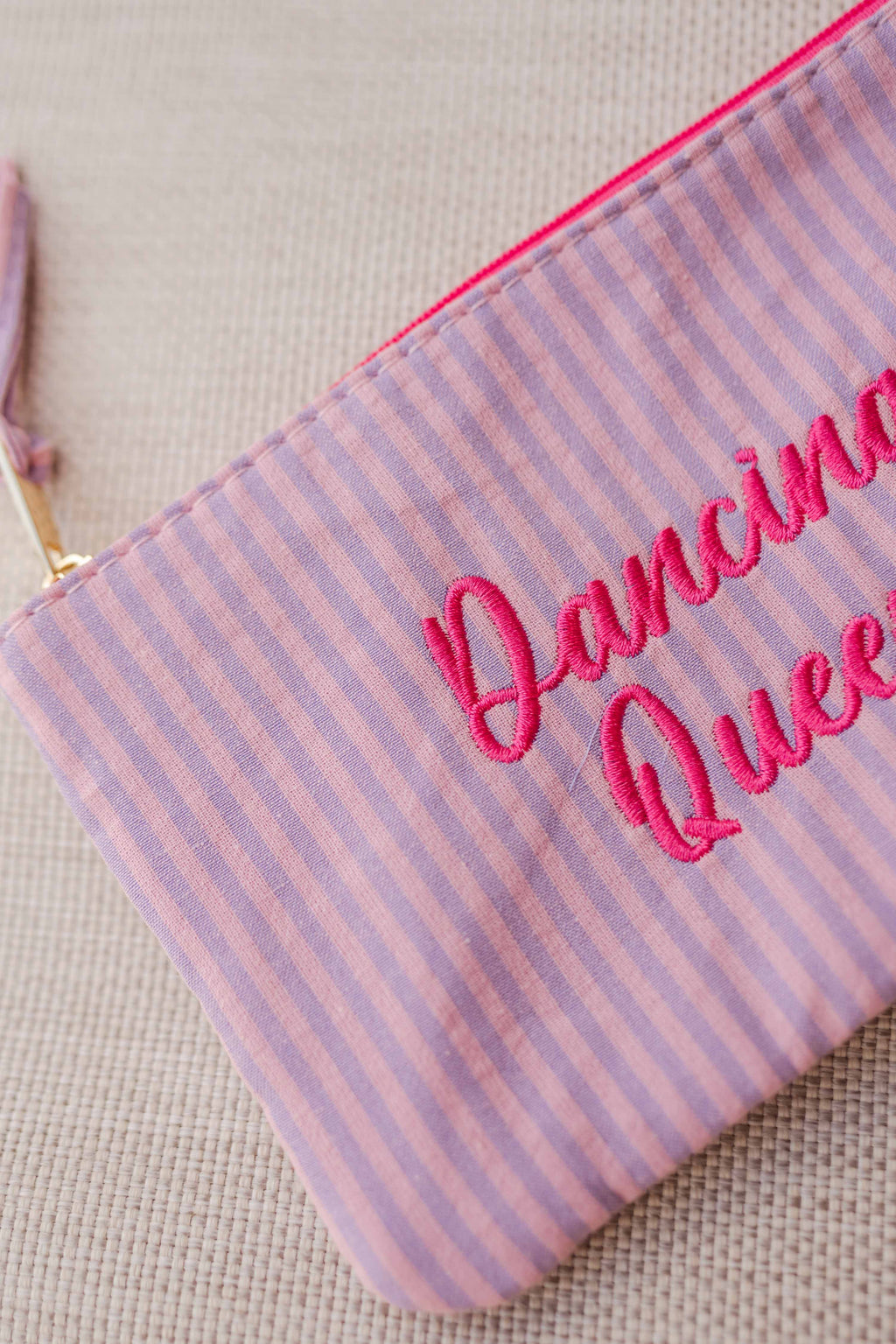 Pochette Dancing queen - mauve et rose