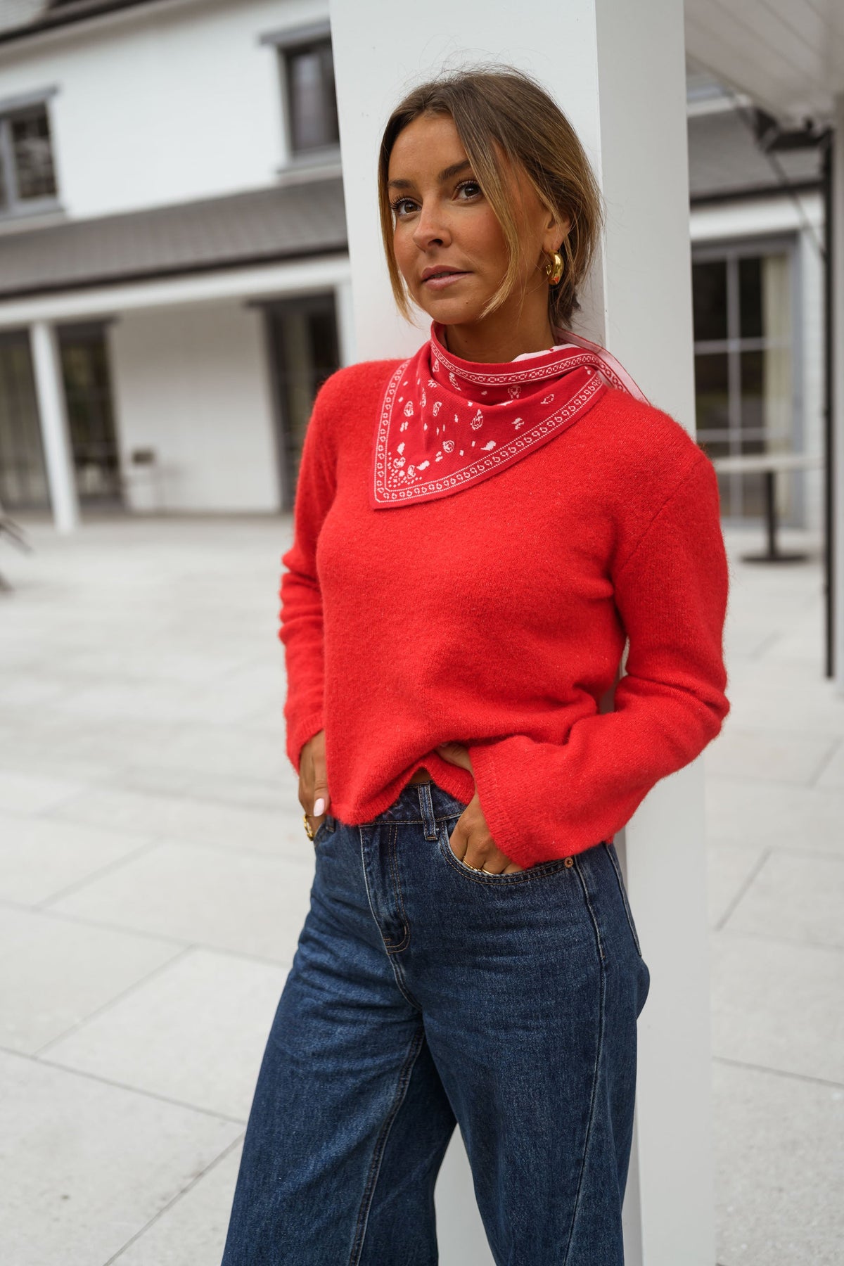 Pull Adel - rouge