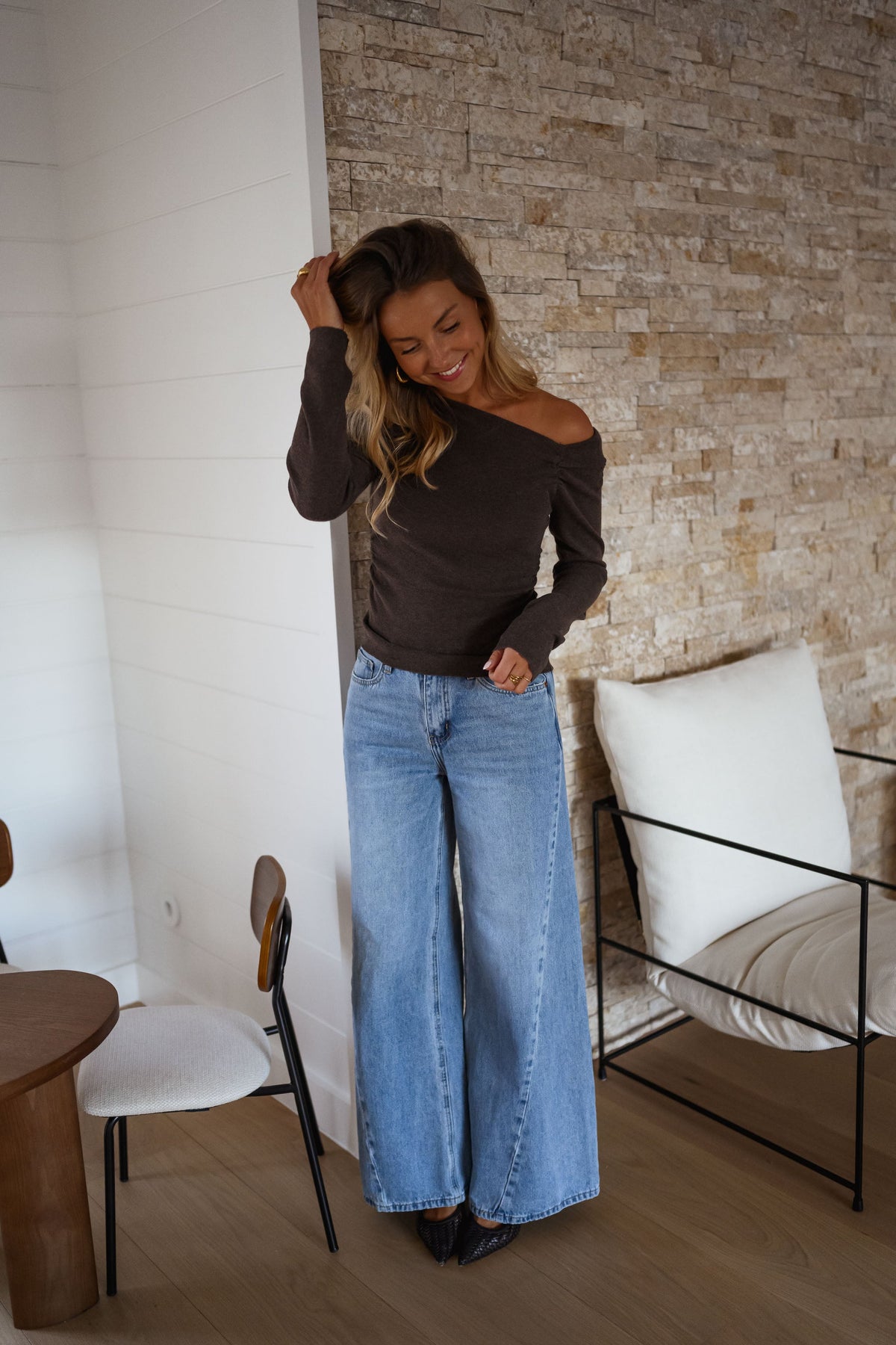 Pull Ambre - brun