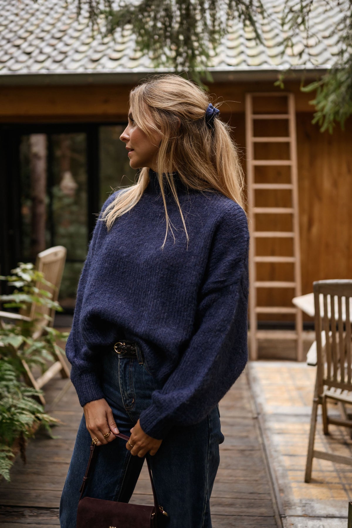 Pull Angèle - bleu