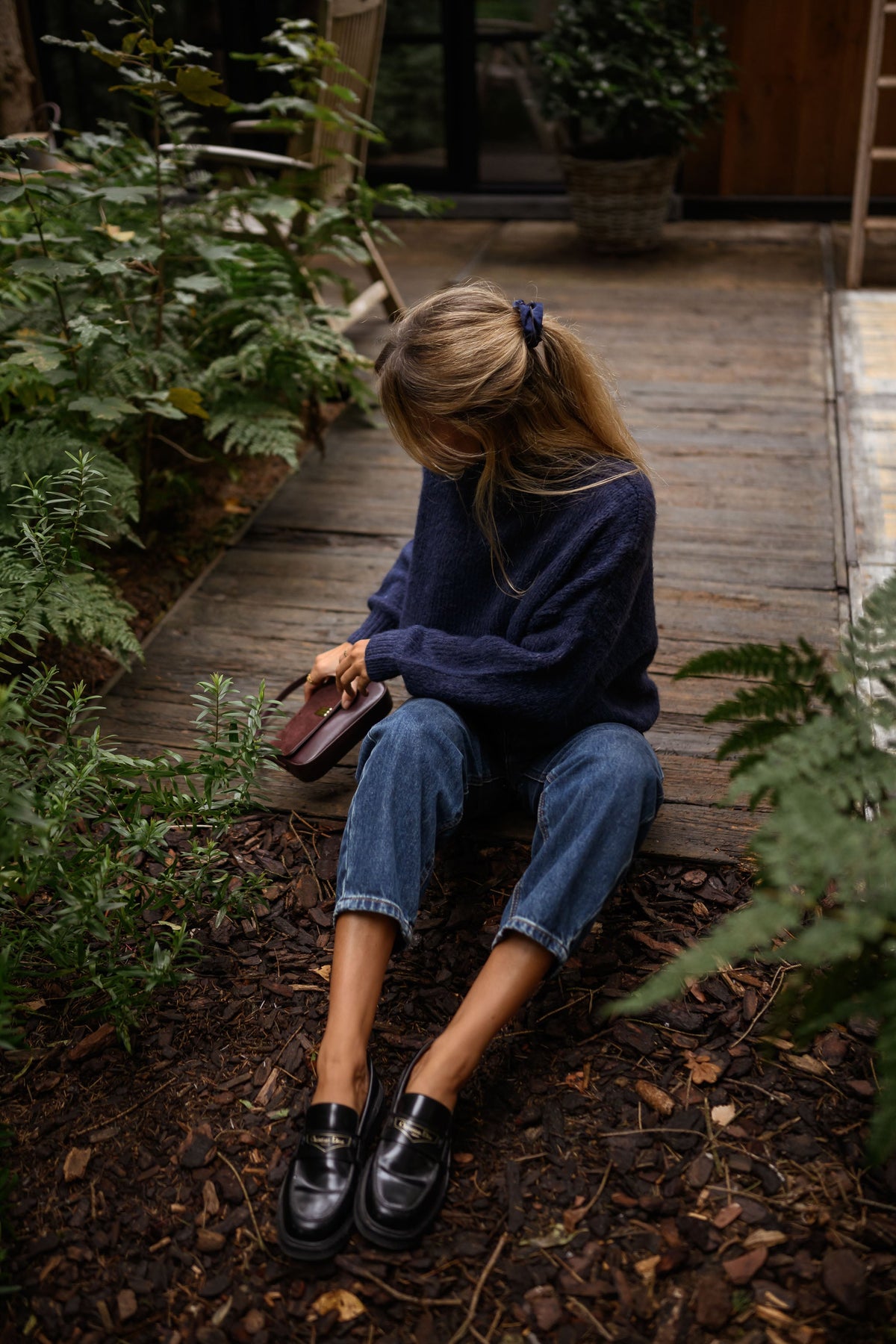Pull Angèle - bleu