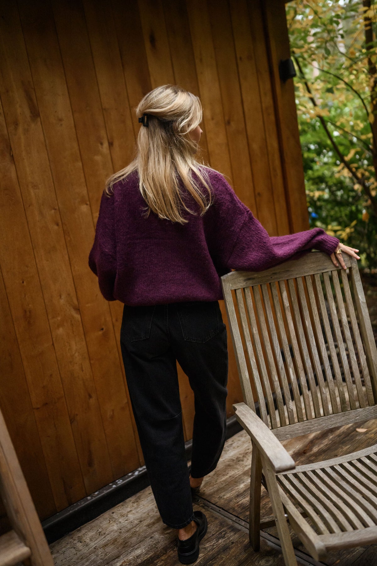 Pull Angèle - bordeaux