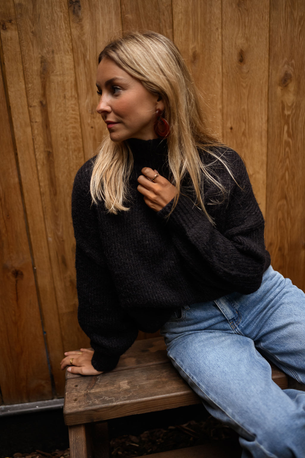 Pull Angèle - noir