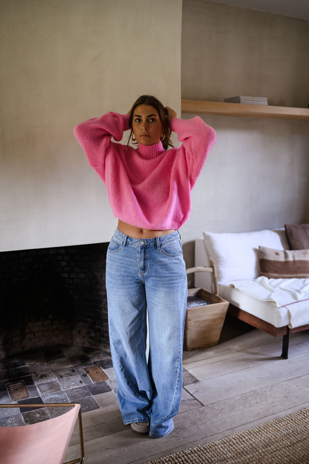 Pull Angèle - rose