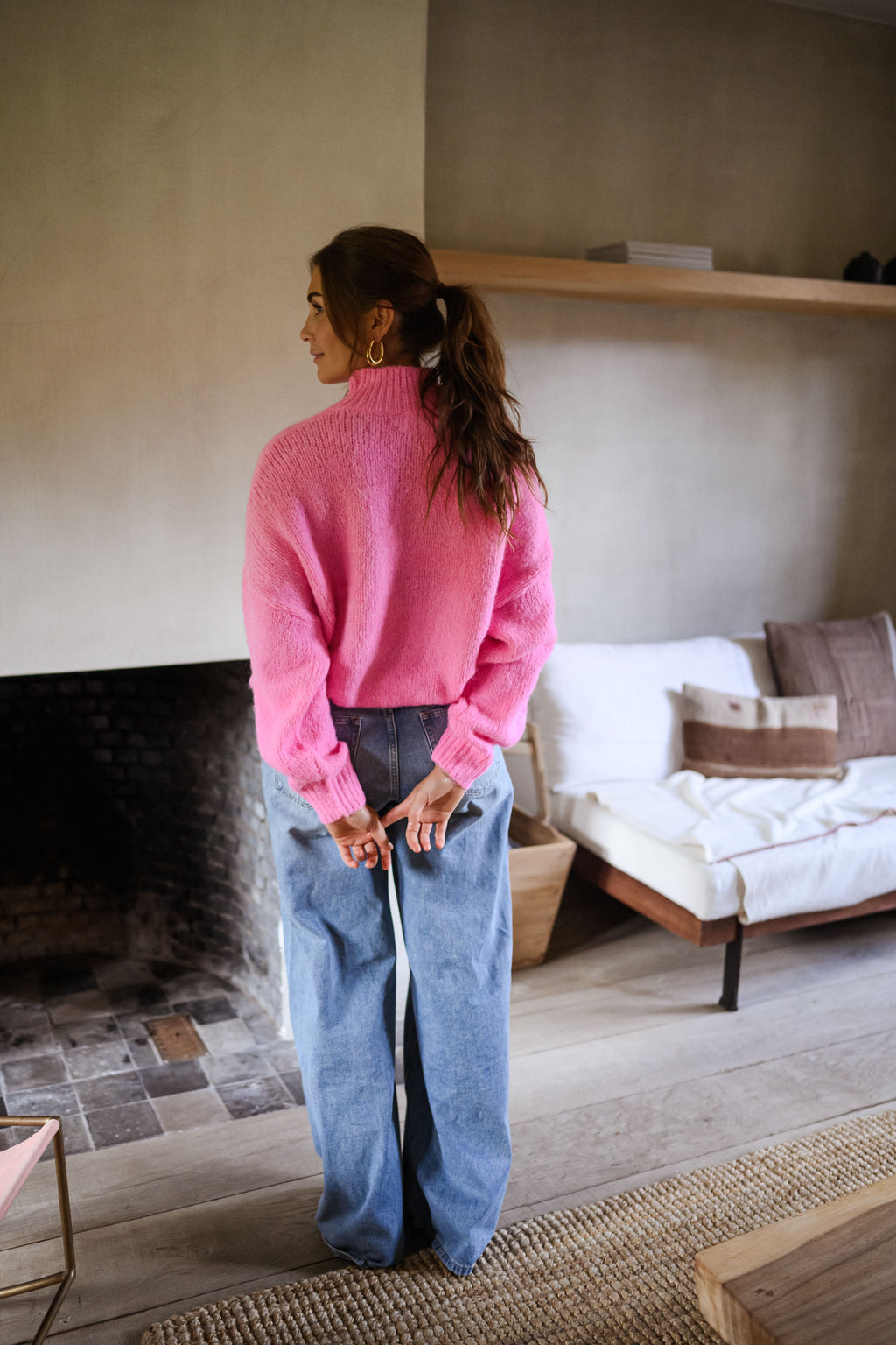 Pull Angèle - rose