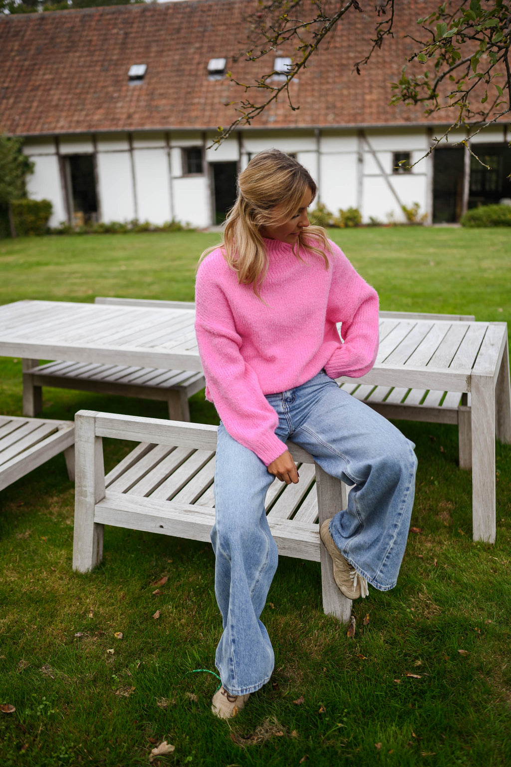 Pull Angèle - rose