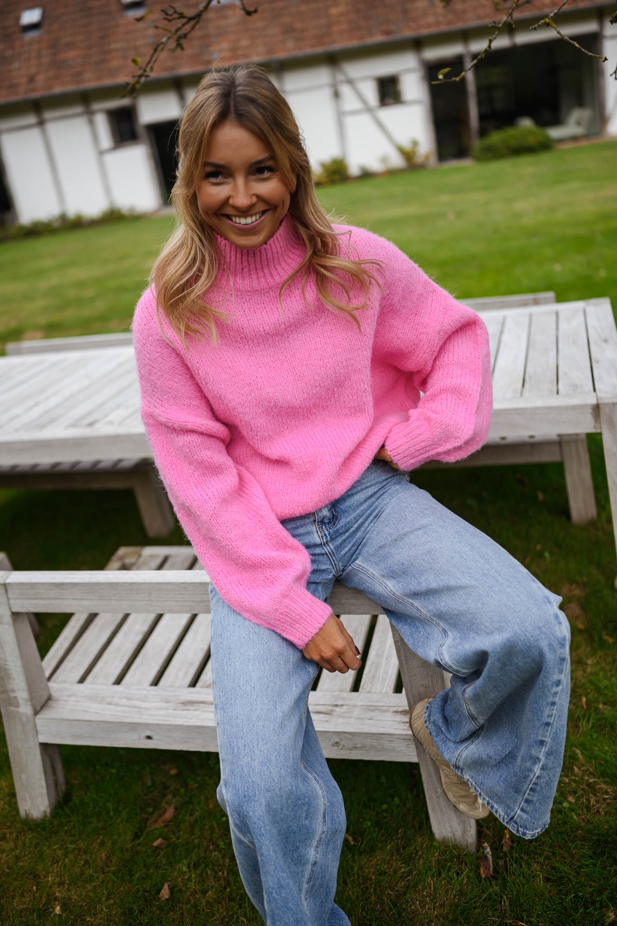 Pull Angèle - rose