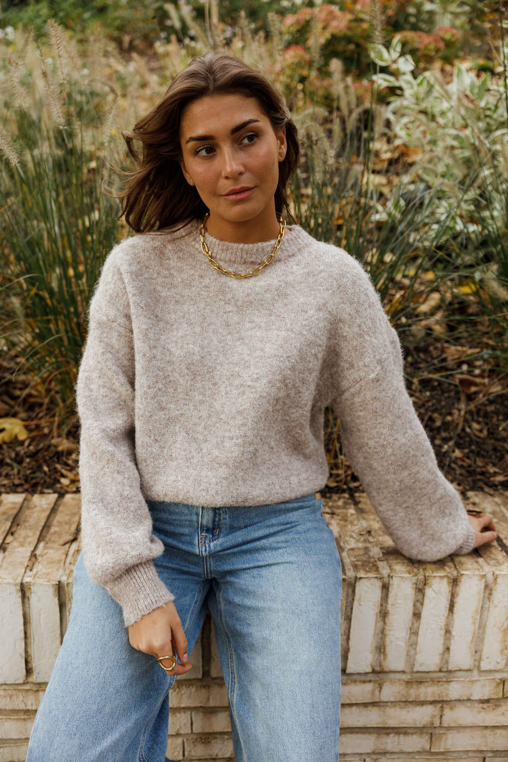 Pull Elga - taupe