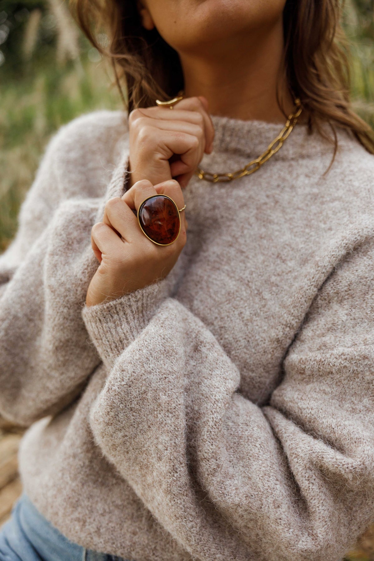 Pull Elga - taupe