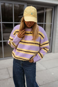 Pull Esma - jaune à lignes