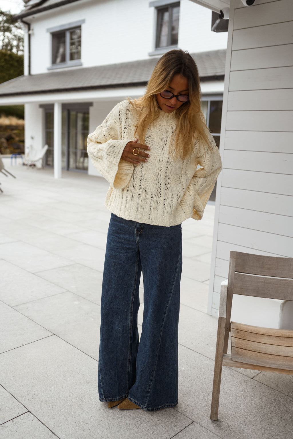 Pull Fatou - écru
