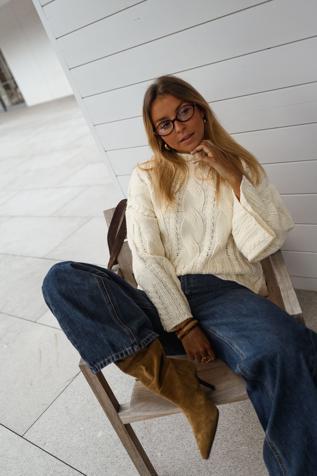 Pull Fatou - écru