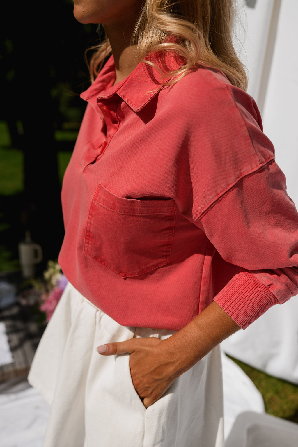 Pull Fred -  rouge