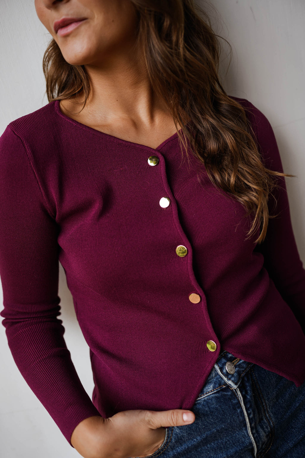 Pull Haby - bordeaux