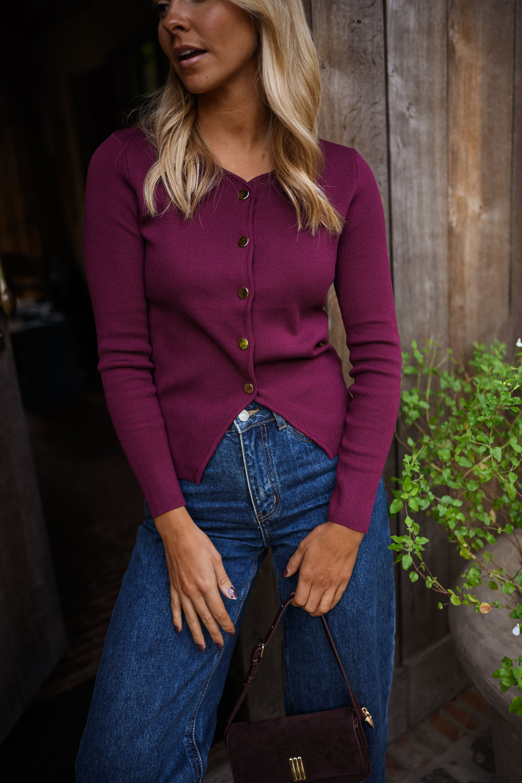 Pull Haby - bordeaux