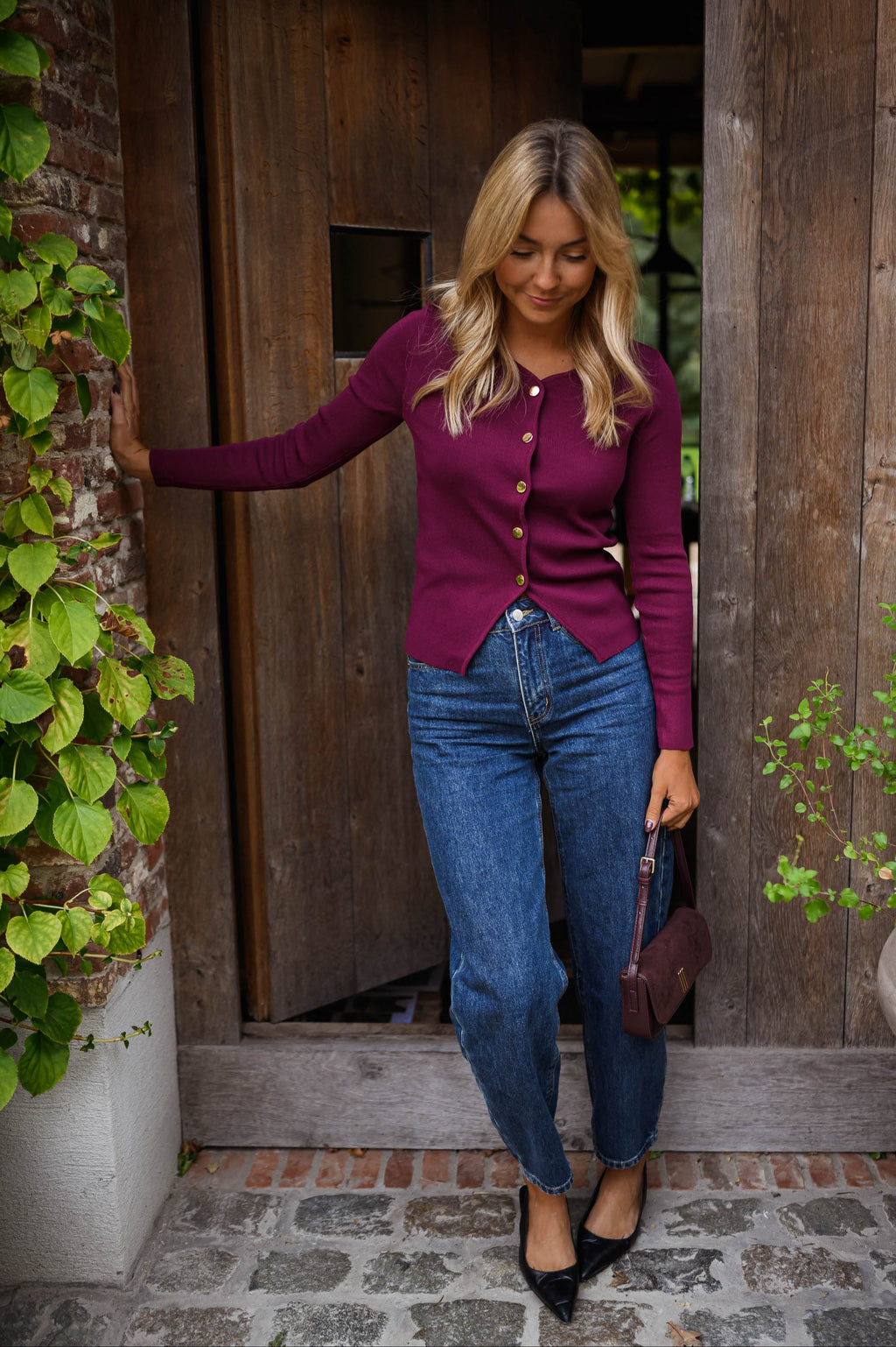 Pull Haby - bordeaux