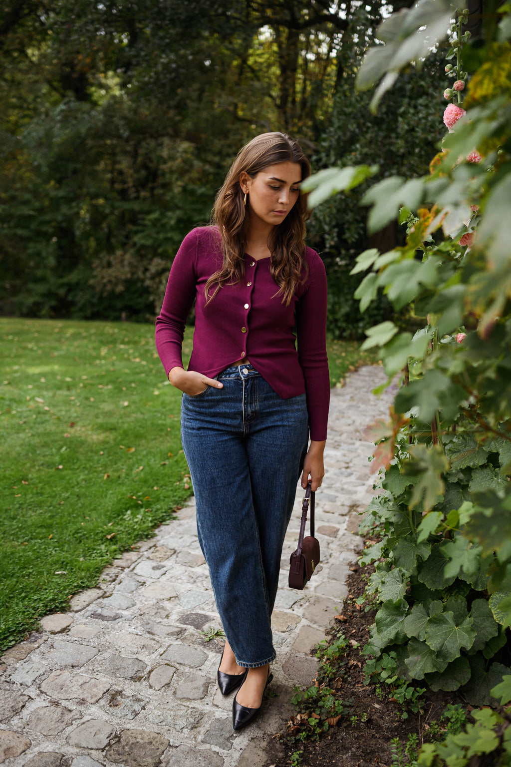 Pull Haby - bordeaux